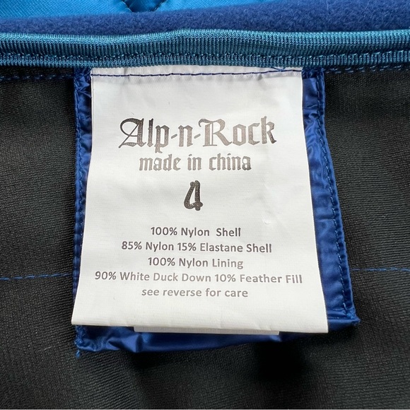 ALP-n-Rock Light Weight Quilted Duck Down Jacket S - Picture 13 of 13